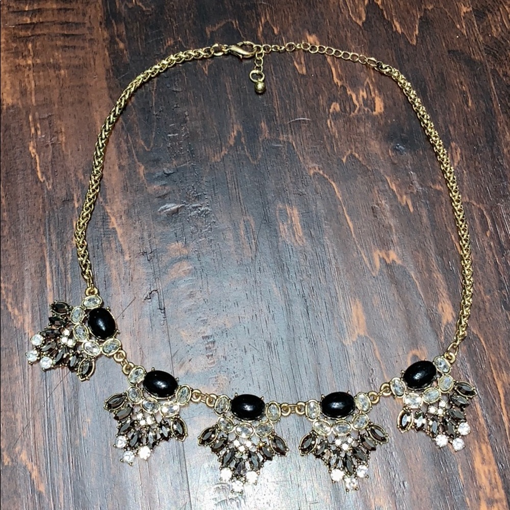 Black & Gold Statement Necklace